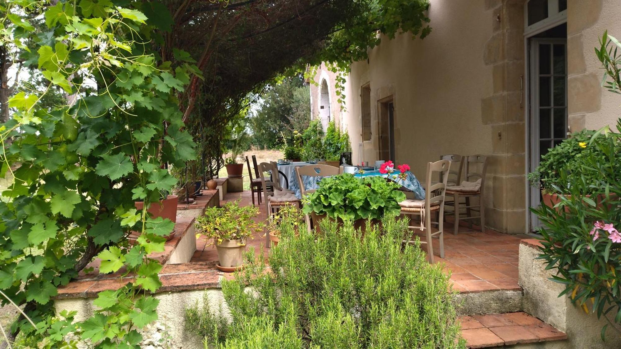 Bed and Breakfast Le Gavachon Leboulin Exterior foto